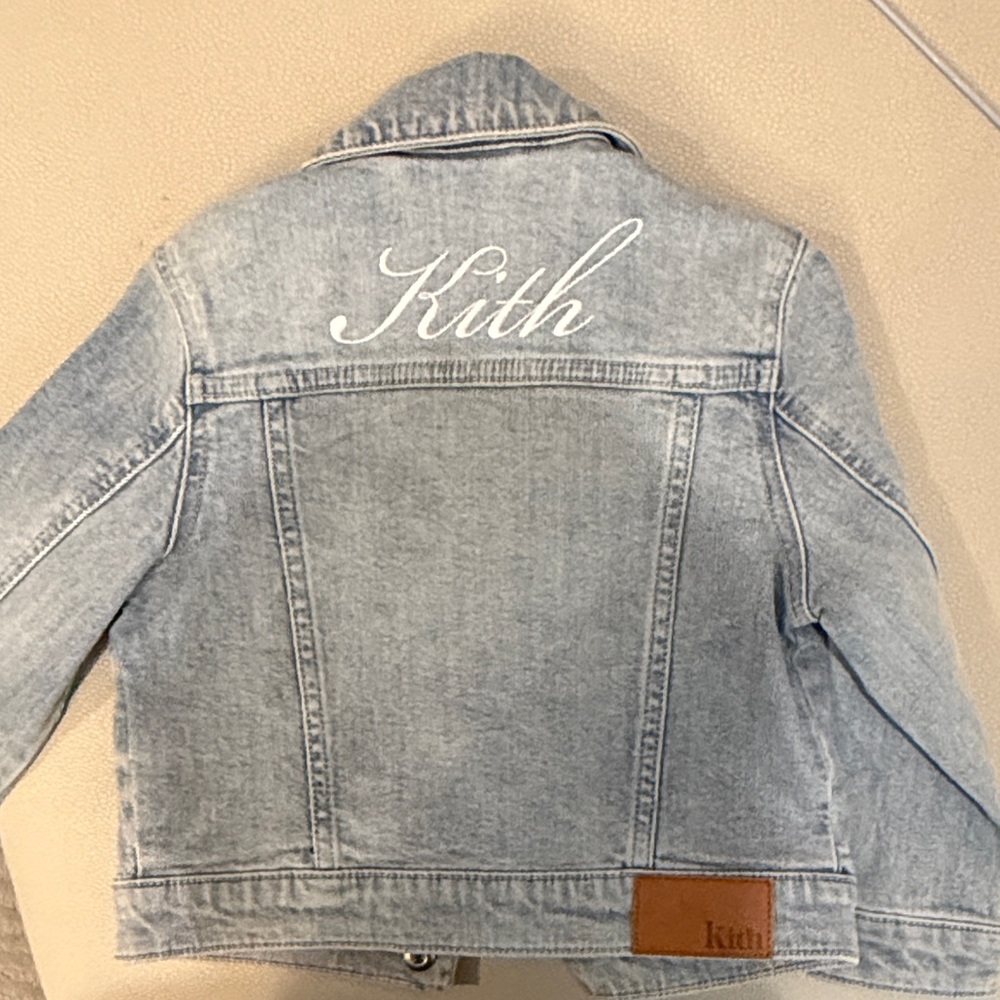 Kith Kids Denim Jacket in Light Blue